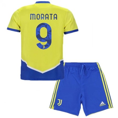 Tenue Juventus Alvaro Morata 9 Enfant Troisieme 2021-2022 Maillot de Foot